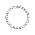 'wide curbchain' | Armband