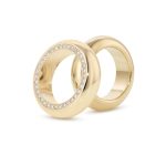 Bold Round Ring aus 14kt Gold mit und ohne Diamanten - ELIZA WEISS