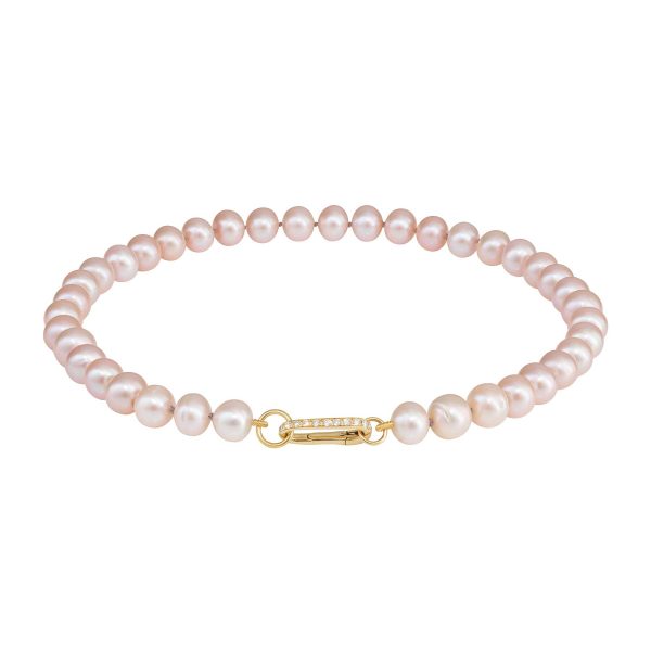 elizaweiss_kette_endless_pearl_maxi_rose_05 'endless pearl MAXI' | Kette | rosé – Bild 4