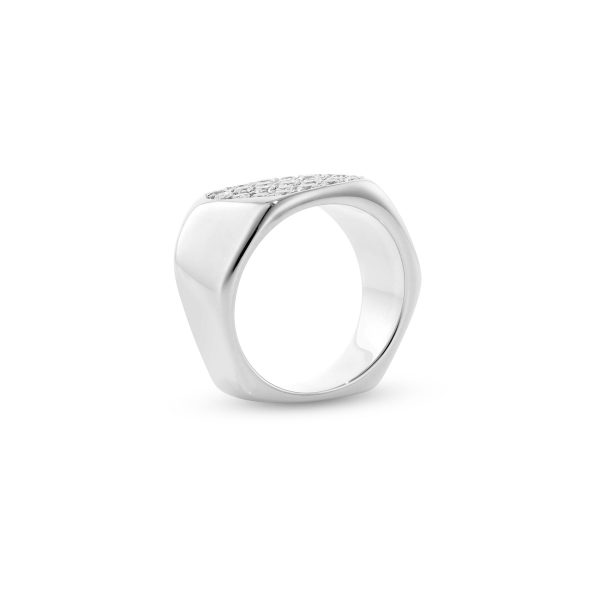 'signet' Ring | 14kt Gold | mit Diamanten – Bild 8
