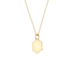 Anhänger Hexagon in Gold ELIZA WEISS jewelry