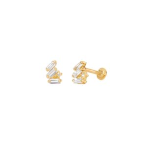 Piercing mit Diamanten in Gold ELIZA WEISS jewelry