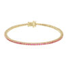 Tennis Armband pinker Saphir ELIZA WEISS jewelry