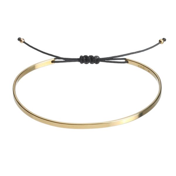 'Slim Cuff' | Gelbgold Plattierung – Bild 6