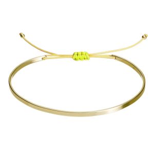 'Slim Cuff' | Gelbgold Plattierung