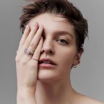 'rectangle diamond hoop' | Creole – Bild 4