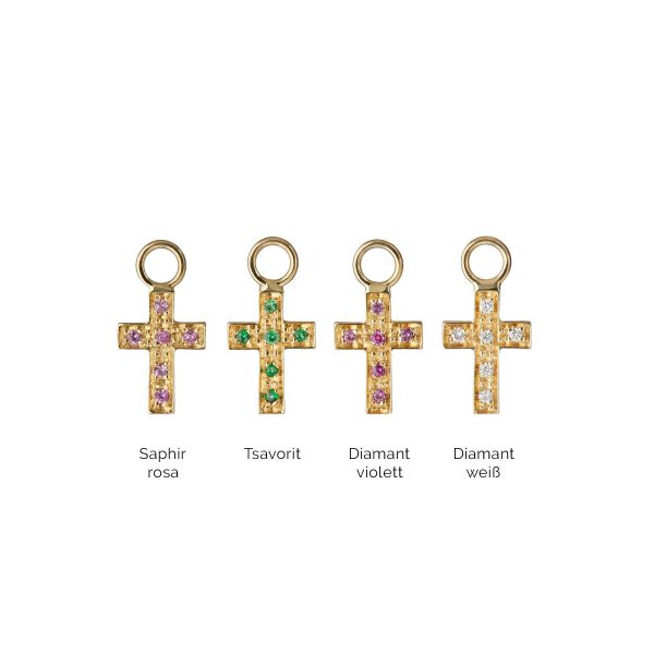 eliza_weiss_diamond_cross_mini_18k_gold_02 'summer candy mini cross' | Kreuz | Anhänger – Bild 6