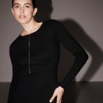 'MEDIUM diamond hoop' | Creole – Bild 3