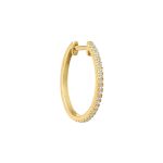 'MEDIUM diamond hoop' | Creole