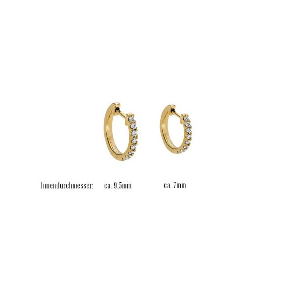 eliza_weiss_diamond_hoop_18k_gold_17 'diamond hoop' | Creole – Bild 4