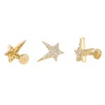 'diamond star & moon' | piercing – Bild 8