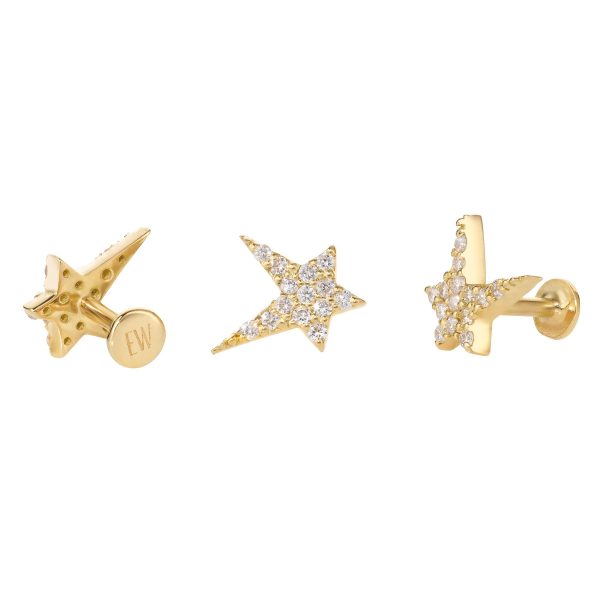 eliza_weiss_diamond_piercing_18k_gold_12 'diamond star & moon' | piercing – Bild 8