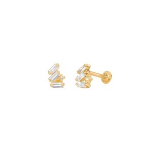 'baguette diamond' | piercing