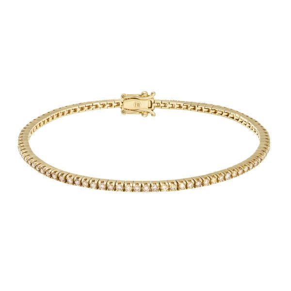 eliza_weiss_diamond_tennis_bracelet_18k_gold_01 'diamond tennis bracelet' | Armband – Bild 4