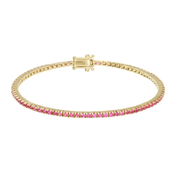 eliza_weiss_diamond_tennis_bracelet_18k_gold_03 'diamond tennis bracelet' | Armband – Bild 5