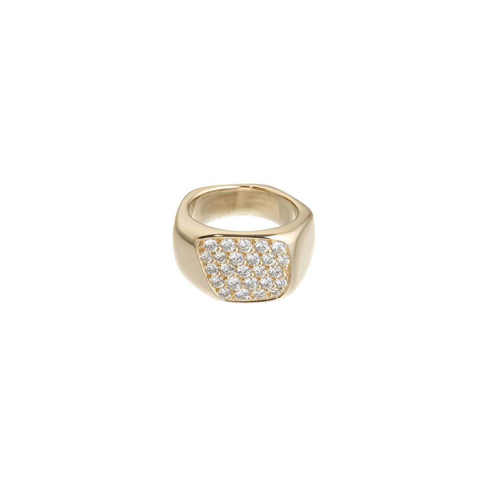 Statement Ring in 14kt Gold mit Diamanten ELIZA WEISS