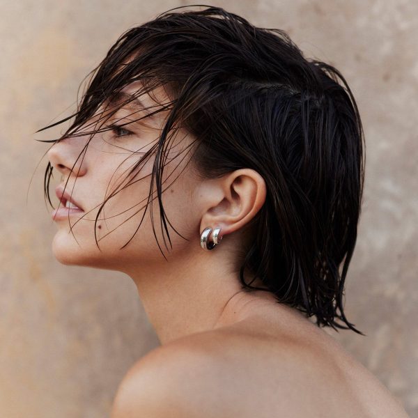 elizaweiss_bold_hoops_silber_03 'bold hoop' | Creole – Bild 2