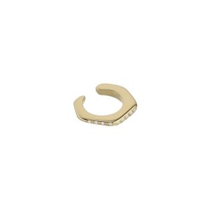 'hexagon' earcuff | mit und ohne Diamanten