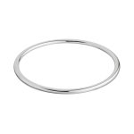 'medium bold round' Armreif | Silber