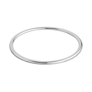 'medium bold round' Armreif | Silber