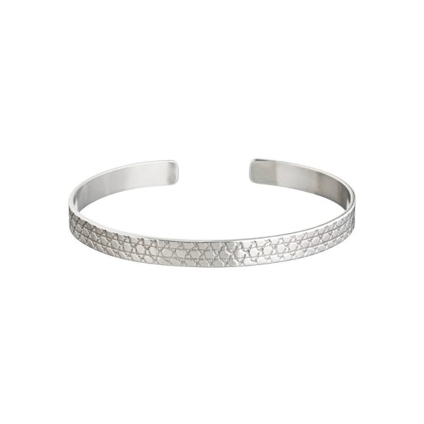 elizaweiss_midi_cuff_armspange_silber_gold_men_1 'midi' Cuff – Bild 3