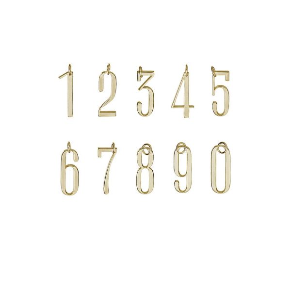 'numerology mini' | Ohrring | 14kt Gold – Bild 4