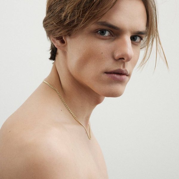 elizaweiss_panzerkette_fine_curbchain_silber_gold_men_01 'fine curbchain' | Panzerkette – Bild 5