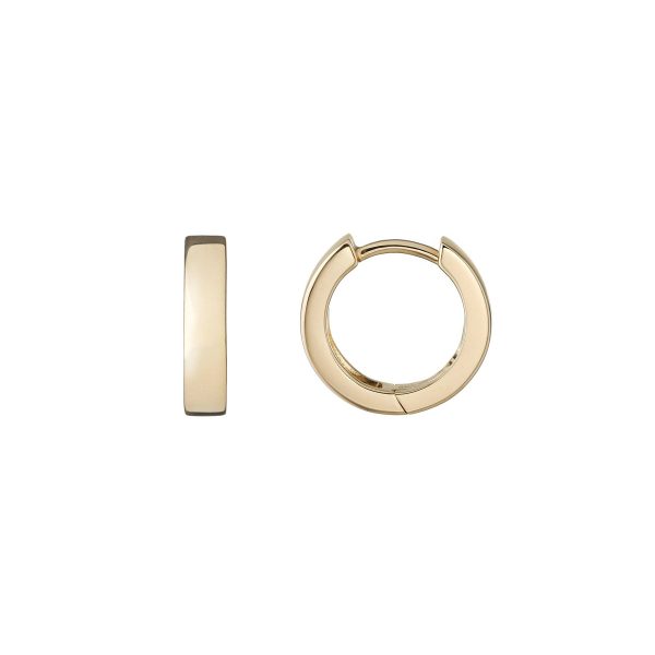 elizaweiss_pure_hoop_14k_gold_04 'pure hoop' | Creole | 14kt Gold – Bild 3