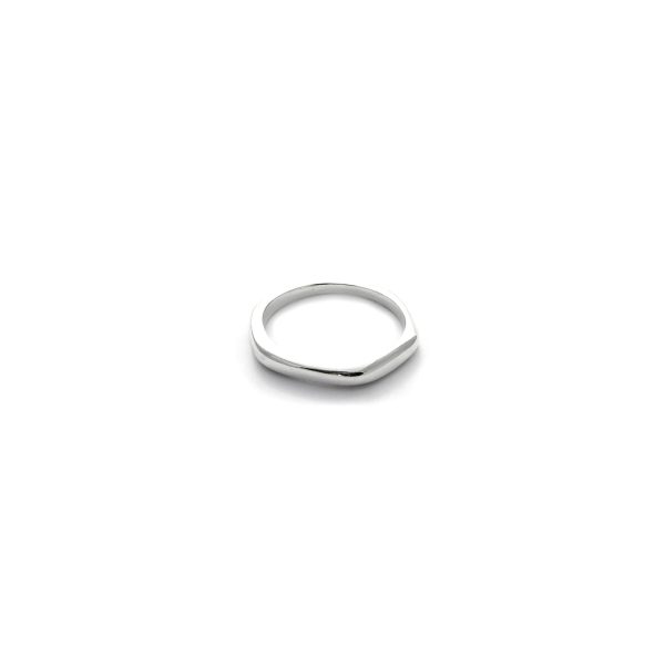 elizaweiss_ring_hexagon_free_silber 'hexagon & ridge' | Ring | Silber – Bild 8