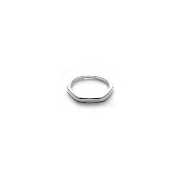 elizaweiss_ring_hexagon_regular_silber 'hexagon & ridge' | Ring | Silber – Bild 9