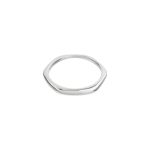 'hexagon & ridge' | Ring | Silber – Bild 14