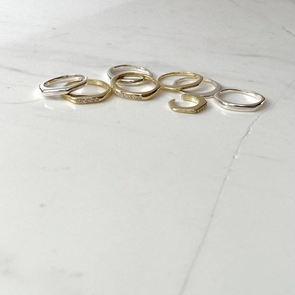 elizaweiss_ring_hexagon_ridge_02 'hexagon & ridge' | Ring | Silber – Bild 10