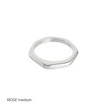 'hexagon & ridge' | Ring | Silber – Bild 3