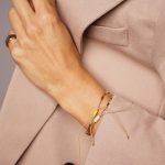 'Slim Cuff' | Gelbgold Plattierung – Bild 3