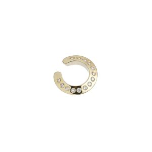 'triangle' earcuff | 14kt Gelbgold | mit und ohne Diamanten