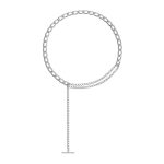 'wide curbchain lariat' | Lasso-Kette