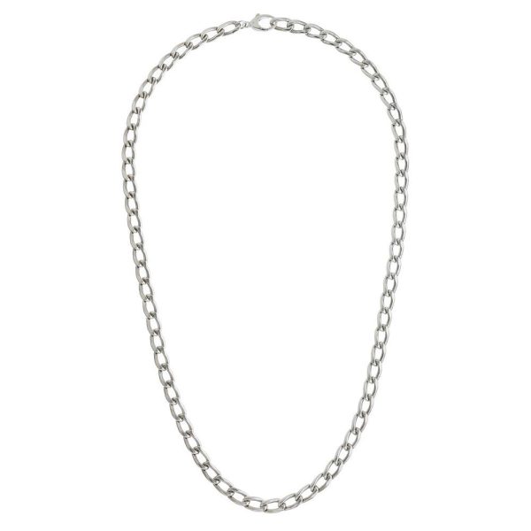 elizaweiss_wide_curbchain_panzerkette_silber_09 'wide curbchain lariat' | Lasso-Kette – Bild 5