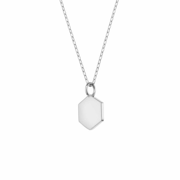 elizaweiss_hexagon_anhänger_silber_01 'HEXAGON' | Anhänger – Bild 7