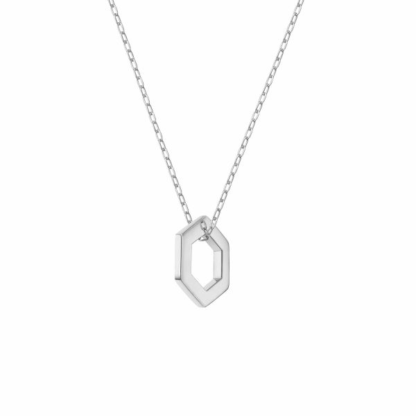 elizaweiss_hexagon_frame_anhänger_silber_01 'HEXAGON FRAME' | Anhänger – Bild 6